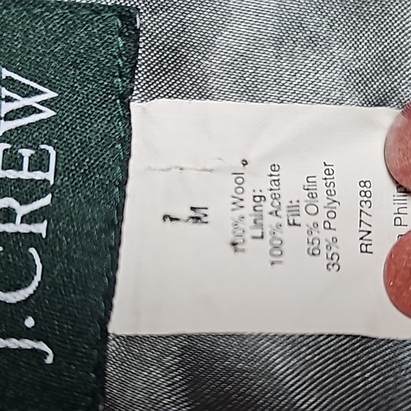 J.CREW Ladies Wool Coat Sz M Excellent condition Black - Picture 10 of 16